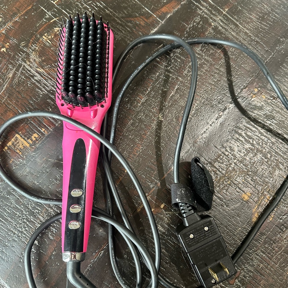 Pink head candy Hair Straightening Brush